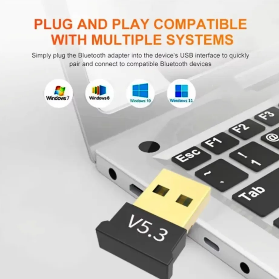 USB Bluetooth 5.3 Adapter für PC und Laptop – Bild 4