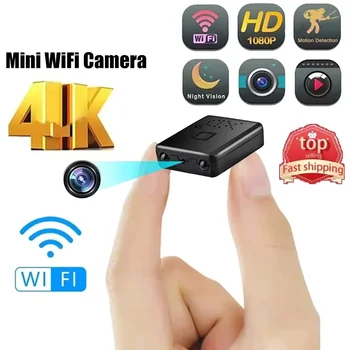 XD Mini IP-Kamera 1080P Kabellose WLAN-Sicherheitskamera mit Nachtsicht und Bewegungserkennung für Smart Home