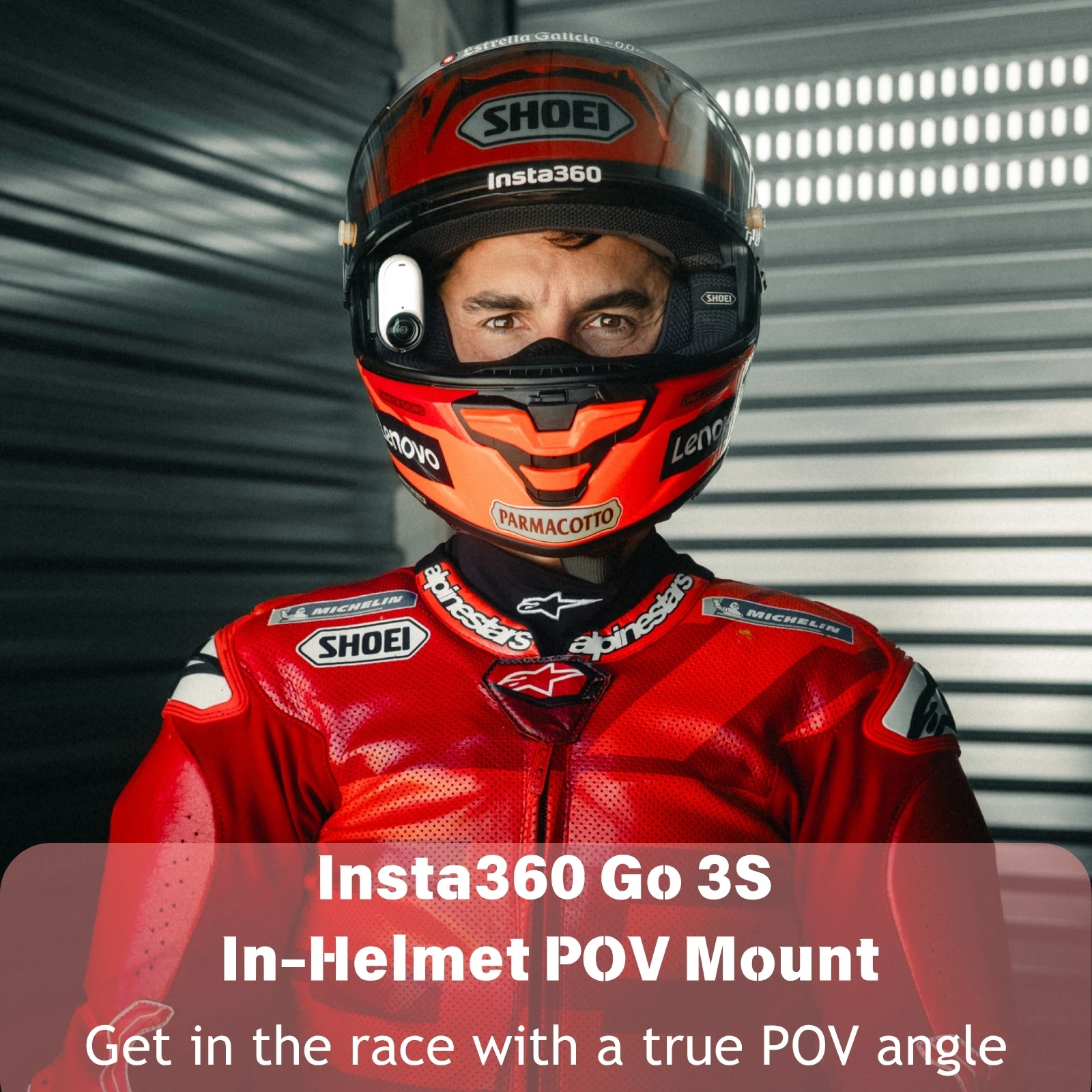 Insta360 GO 3S In-Helm POV Mount Clip Helm Halter Für Insta – Bild 2