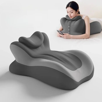 Memory-Baumwollkissen, Schlafkissen, liegend auf dem Bett, multifunktionales Kissen, schlafen auf dem Bauch