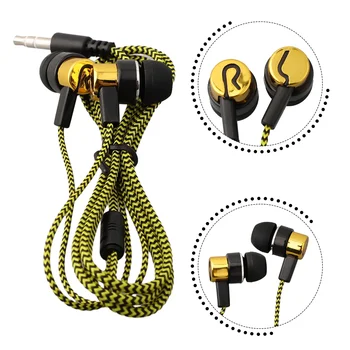 3,5-mm-In-Ear-Kopfhörer mit Kabel 2 Basic-Box-Bass-Stereo-Ohrhörer für mobile Kopfhörer Geräusch unterdrückung