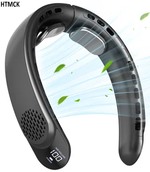 Faltbarer Turbo-Nackenventilator, blattloser, tragbarer Nackenkühler, mehrstufig einstellbar
