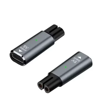5V Typ-C Rasierer-Adapter, Ladegerät, Konverter, kompatibel mit Philips One Blade QP2724, QP2834, QP4530