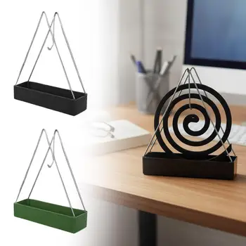 Mückenspiralhalter aus Eisen mit Ablage, Räucherstäbchenhalter, Spiral-Räucherstäbchenbrenner