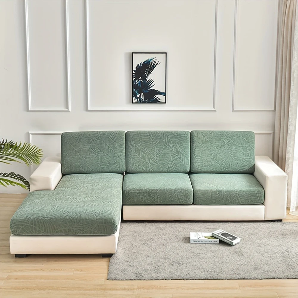 Wasserdichter Stretch-Sofa-Kissenbezug, Jacquard-Stoff – Bild 2