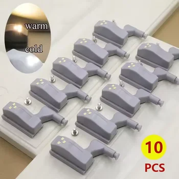 Küche Schrank Lichter LED Innere Scharnier Lampe Beleuchtung für Schlafzimmer Kleiderschrank Unter (10 Stück)