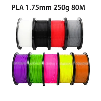 EasyThreed 3D-Druck-PLA-Filament, 250 g, 80 m Länge, 1,75 mm Durchmesser, Materails