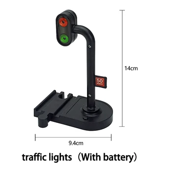 Singende Ampeln Magnet zug Holzbahn Zubehör Szene Straßen schild mit Licht und Ton Eisenbahn Lernspiel zeug
