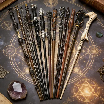 2026 Arten von Zauberstäben mit Metallkern: Malfoy, Voldemort, Hermine, Ron, Bellatrix, McGonagall, Magische