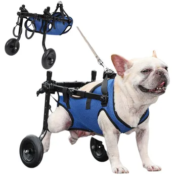 Behinderte Hunderollstuhlwagen, verstellbare Haustier-Mobilitätshilfen mit Rädern, Haustier, Katze, Hund