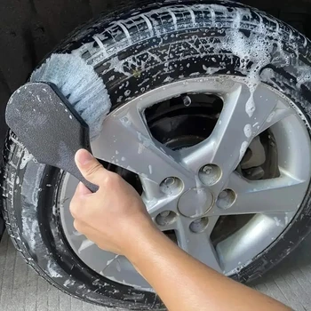 Auto Rad Reinigung Pinsel Detail Pinsel Kurzen Griff Reifen Felge Waschen Pinsel Fahrzeuge Reinigung Halten