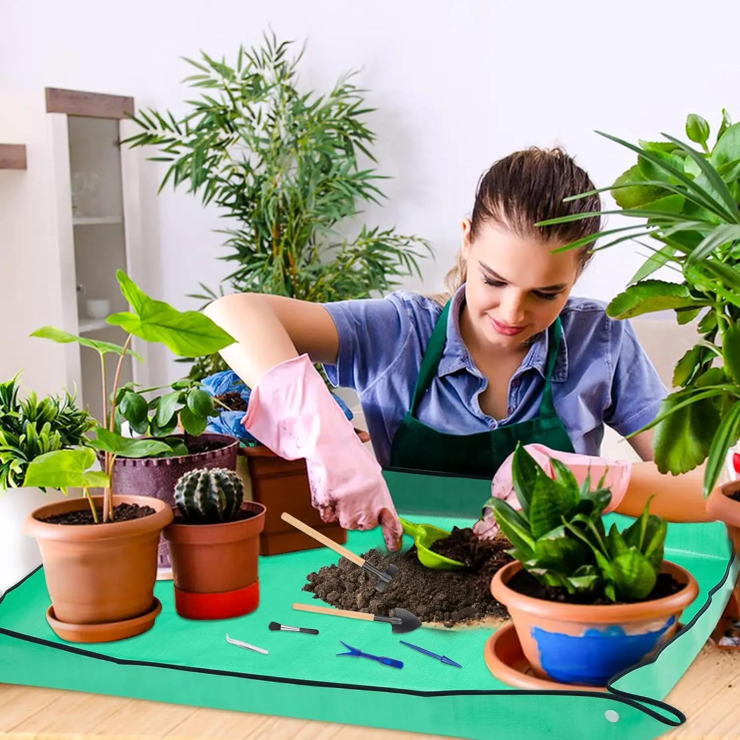 Verdickte wasserdichte Matten Garten Boden Ändern Matten – Bild 3