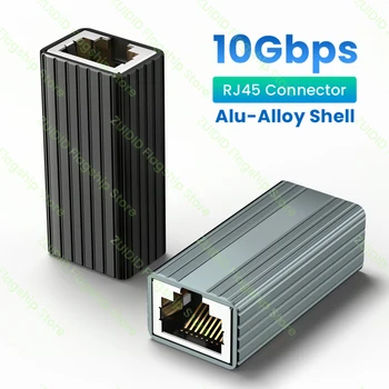 RJ45 Kupplung 10 Gbit/s Buchse auf Buchse für Cat 6/7/8 Kabel