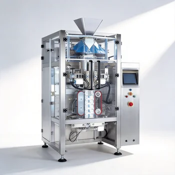 Vertikale Verpackungsmaschine mit mobiler Basis und Rädern