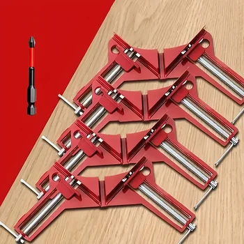 Rechtwinklige Klemme, 90-Grad-Eckklemme, Bilderrahmenhalter, Glashalter, DIY-Handwerkzeuge für die