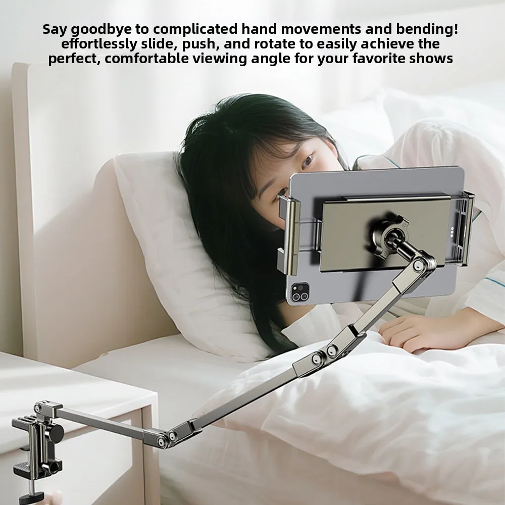 Verstellbarer Tablet-Ständer, 360-Grad-Drehung, 3 Abschnitte – Bild 4