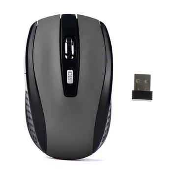 Drahtlose Maus, leise Maus, 2,4 G, tragbare mobile optische Büromaus, einstellbare DPI-Stufen für Notebook
