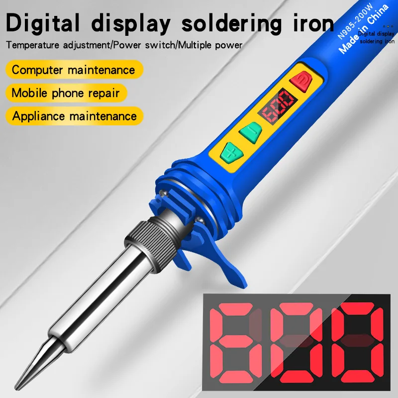 150W/200W Hochleistungs-Digital-Display-Lötkolben mit – Bild 3