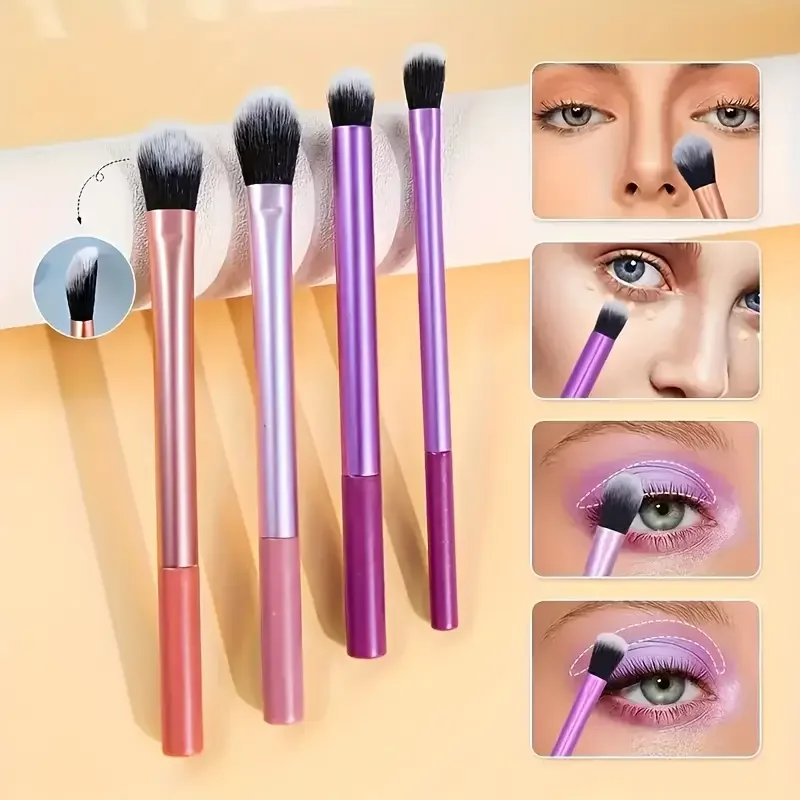 8-teiliges Make-up-Pinsel-Set, weiches synthetisches Haar – Bild 5