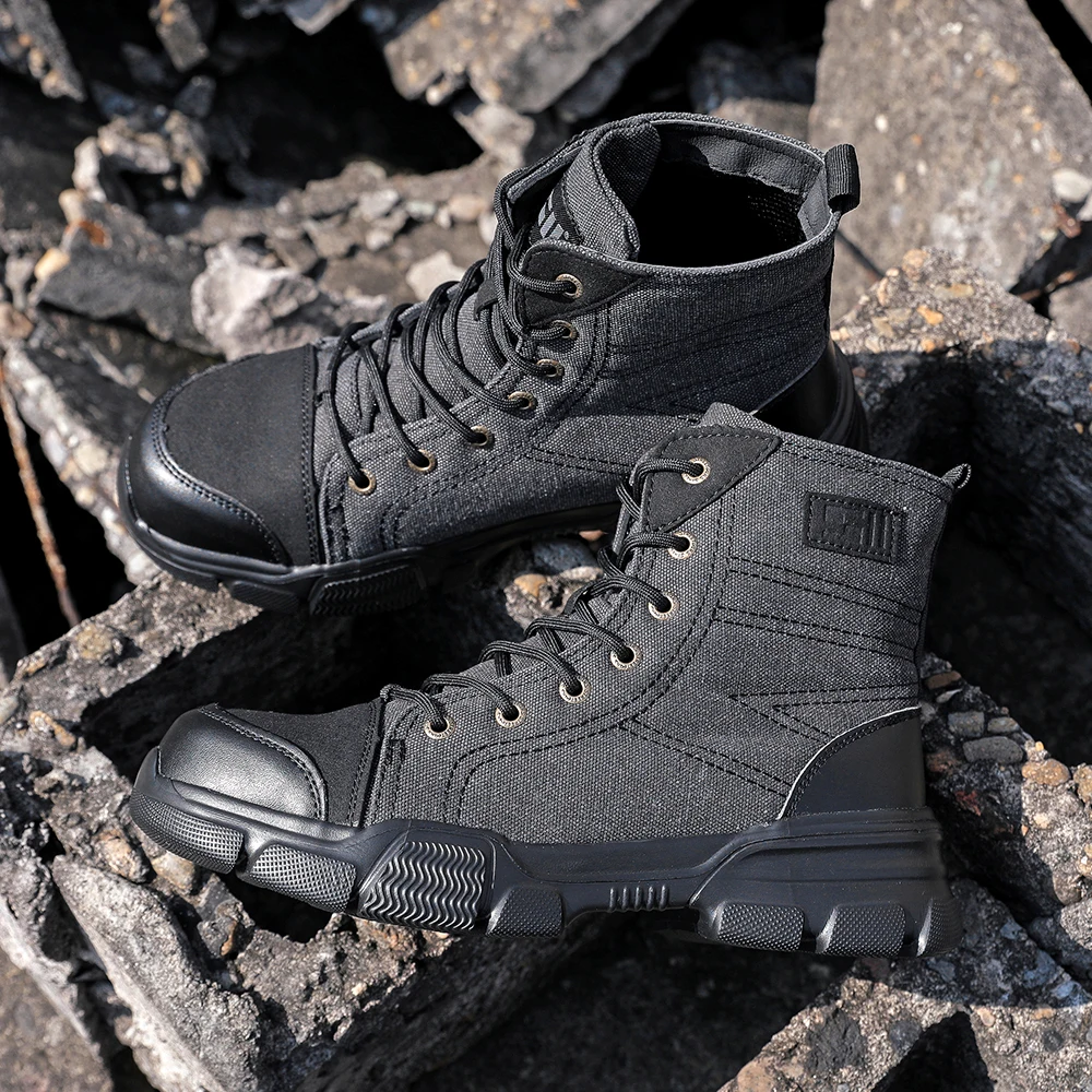 Sicherheitsschutzstiefel Arbeitssicherheitsschuhe Herren – Bild 3