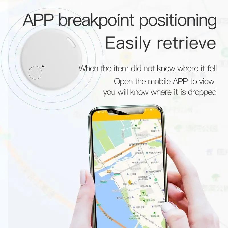 Mini GPS Locator AntiLost Alarm Brieftasche Schlüsselbund – Bild 5