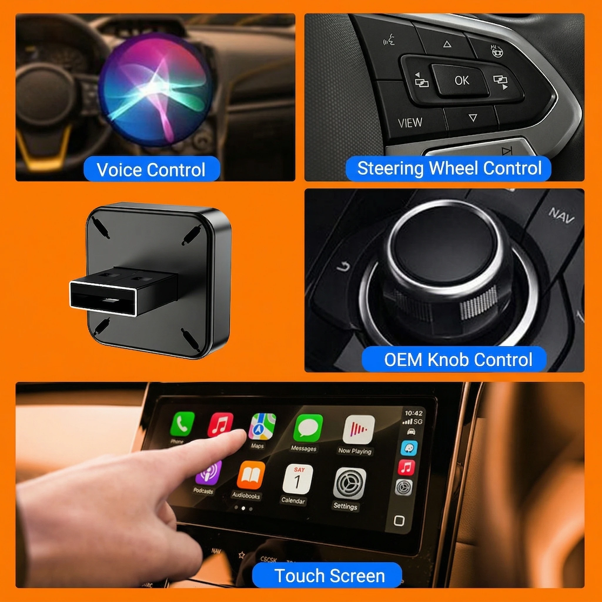 2026 Neuer Intelligenter Kabelloser CarPlay Android Auto – Bild 5