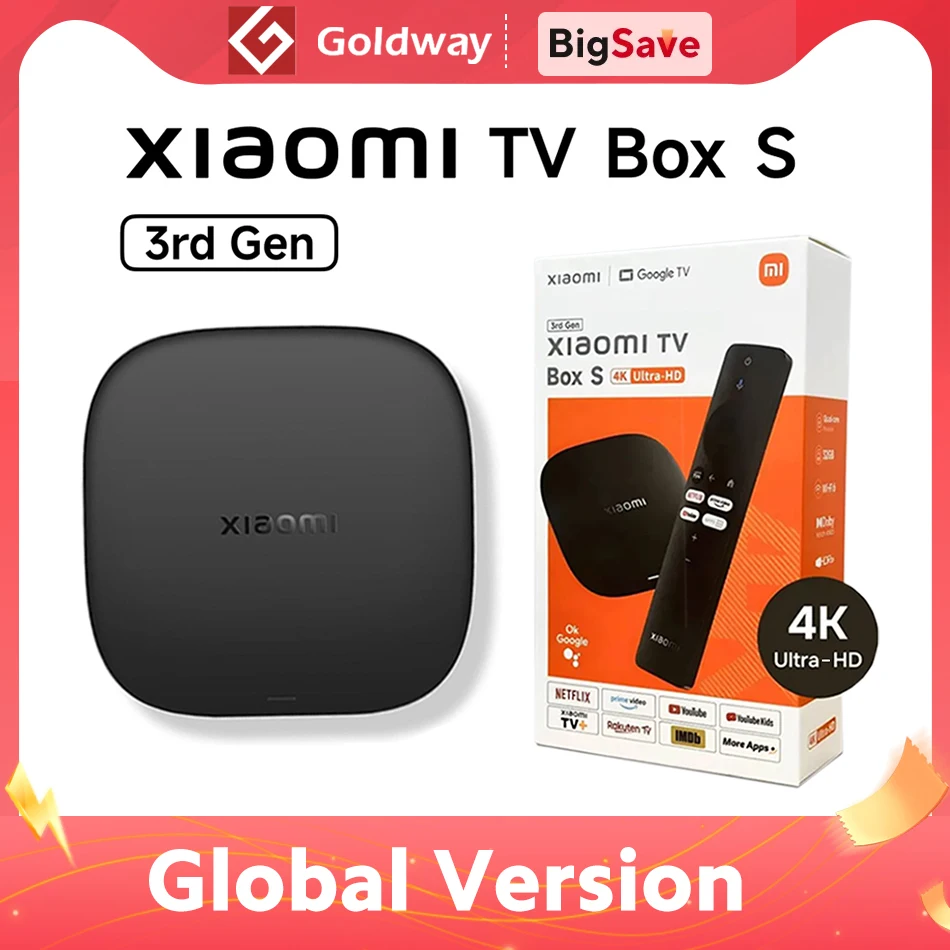 Android TV Box S 3. Gen, 4K, Google TV, Wi-Fi 6