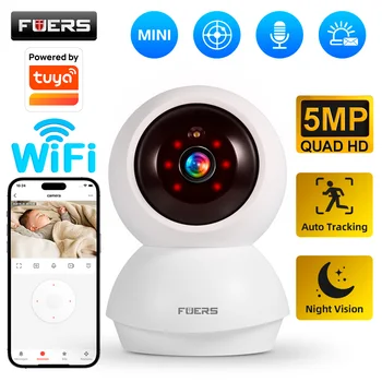 Fuers 4K 8MP IP-Kamera für den Innenbereich, WLAN, kabellose Überwachung, funktioniert mit der Tuya Smart Home