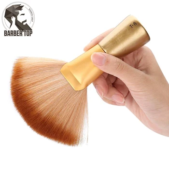 Barber Neck Duster Weiche Große Fächerförmige Salon Pinsel Haar Gesicht Haar Reinigung Pinsel Professionelle