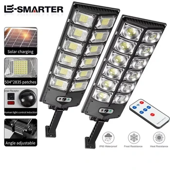 LED Super Helle Outdoor Solar Lampe Wasserdicht Motion Sensor Menschlichen Induktion Solar Garten Licht Hof