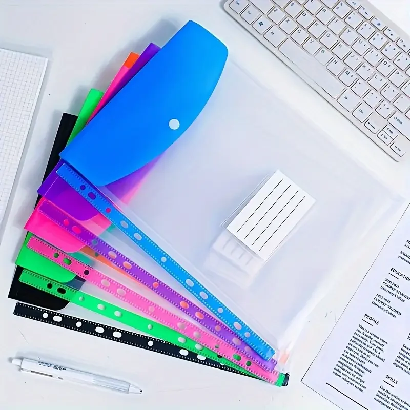 5er-Pack bunte Aktenordner im A4-Format | – Bild 2