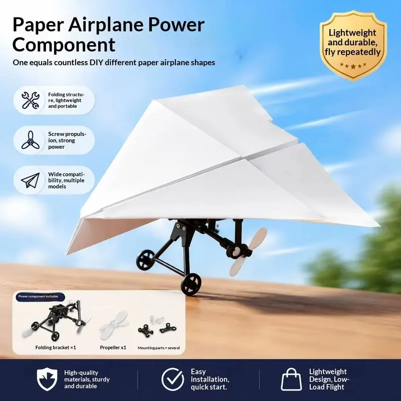 RC Papierflugzeug Elektrisches DIY RC Papierflugzeug-Set – Bild 2