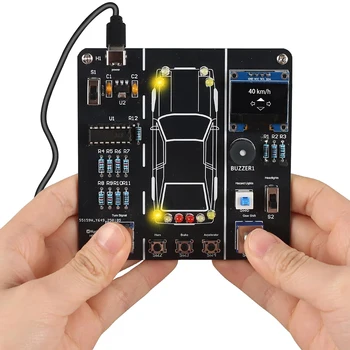 DIY Elektronik Projekt Auto Fahrer Simulator Kit STEM Löten Praxis Auto Fahren Simulation Solder Kit