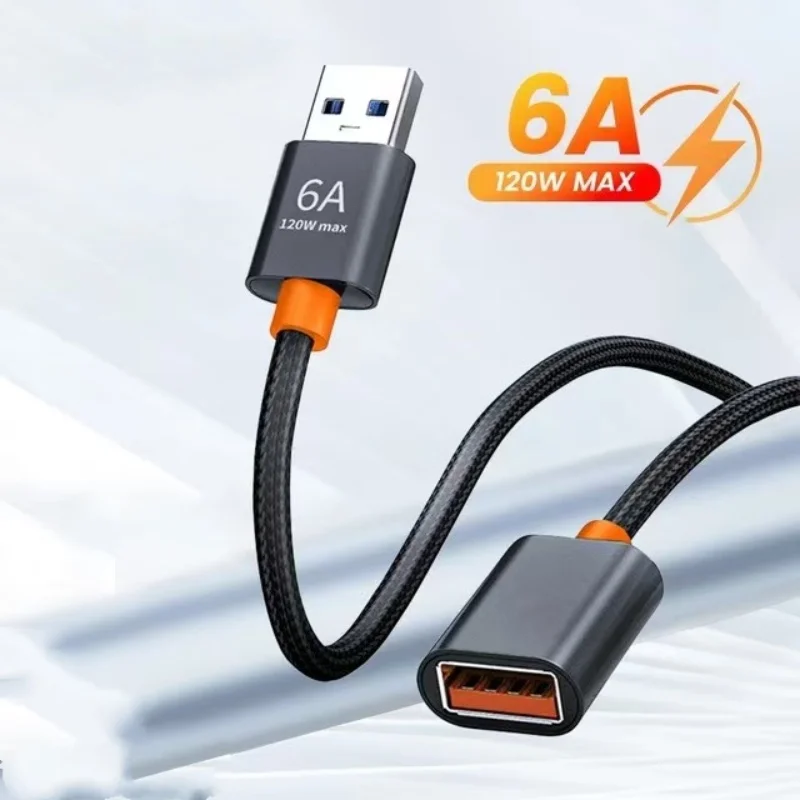 6A USB 3.0/2.0 USB-Verlängerungskabel für Smart Laptop PC TV – Bild 2