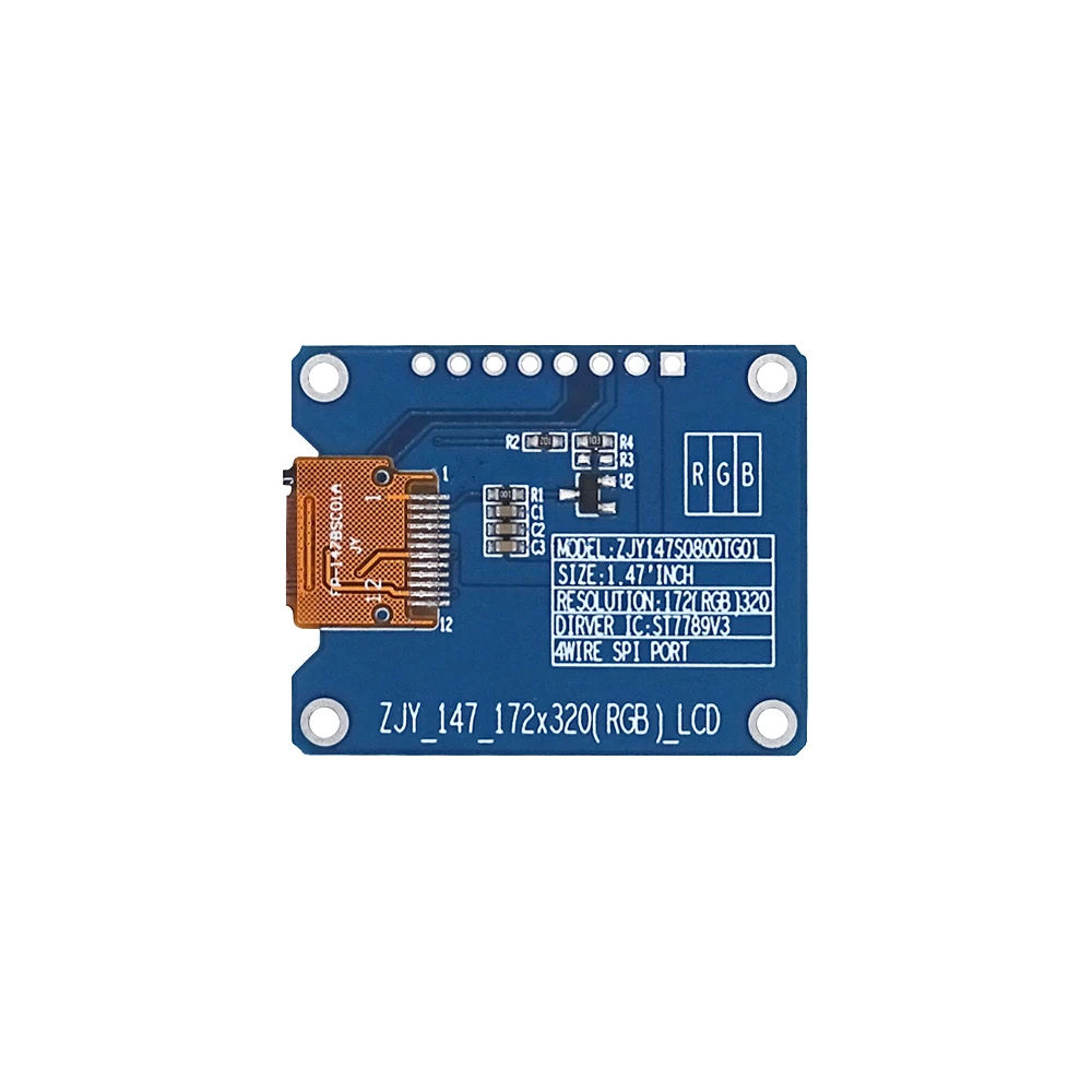 HD 1,47-Zoll-LCD-Anzeigemodul TFT IPS 172X320 ST7789-Treiber – Bild 4