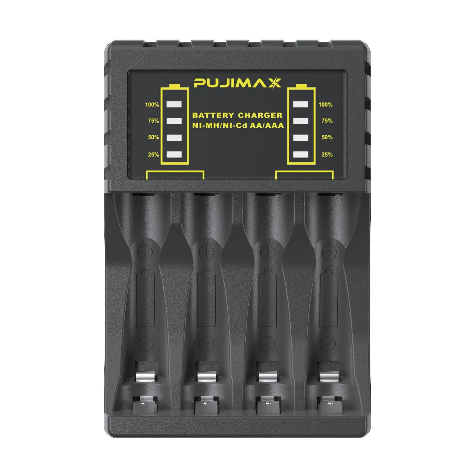 AA/AAA-Batterieladegerät, 4 Steckplätze, intelligente – Bild 6