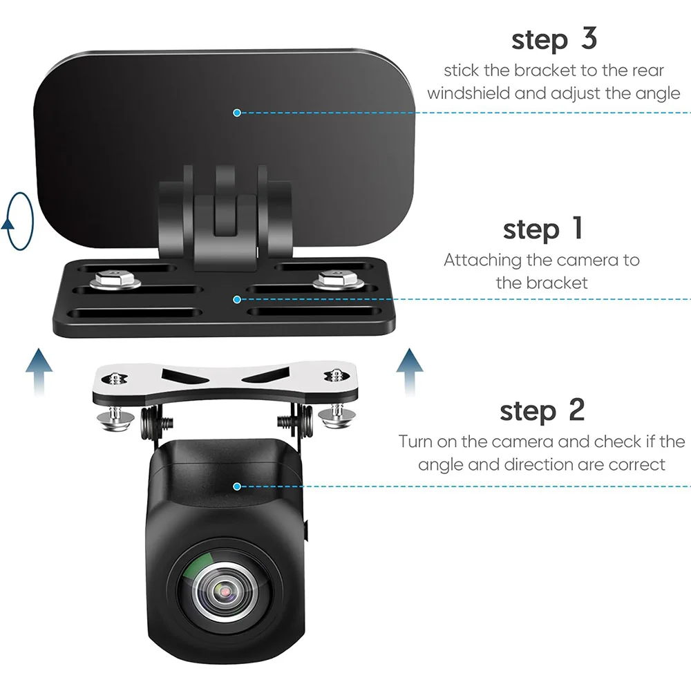 8/4/2Pcs Universal Hinten Kamera Montage Halterung Dash Cam – Bild 4