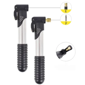 Tragbare Manuelle Fahrradpumpe Fahrradreifen-Aufpumper Hochdruck-Handpumpe Motorrad Mountainbike Ball
