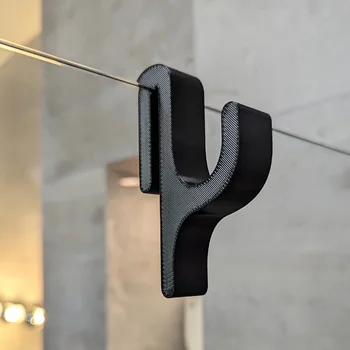 3D-Duschtür-Handtuchhaken für 8 mm Glastüren, Badezimmer-Aufhänger für Kleidung, Handtuch, Bademäntel, Wäsche