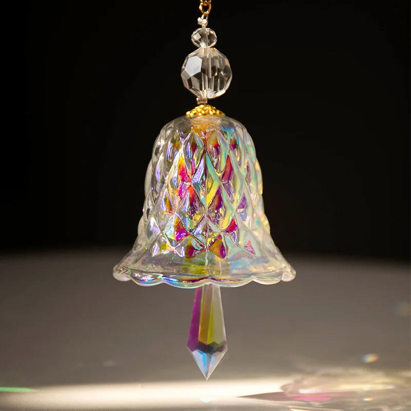 Regenbogen Kristall Windspiel Fenster Hängende Glocke Glas – Bild 3