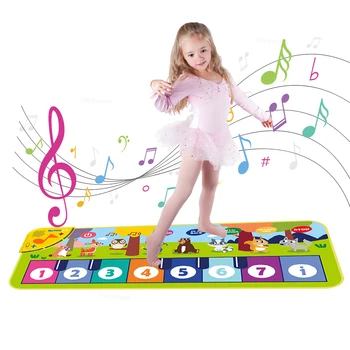 Klavier matte für Kinder Kleinkinder Boden Tastatur Tanz matte Baby Fitness spielen musikalischen Teppich