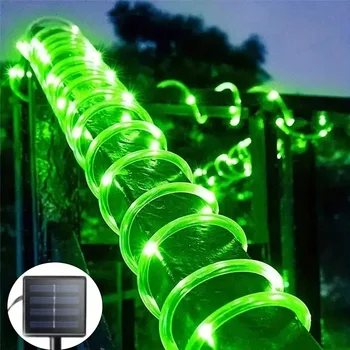 Solar-Lichterkette, Solar-LED-Licht, Weg, Deck, für den Außenbereich, Garten, Solar-Lichterkette, wasserdichte