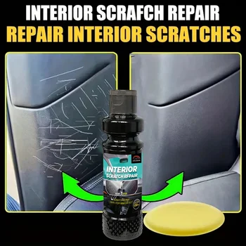 Kunststoff-Reparaturwachs - Reparatur von Kratzern im Auto und Reifenglanz, schwarze Innenseite