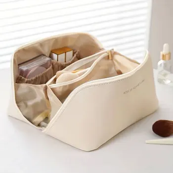 Make-up-Organizer für Damen, Kulturbeutel, Make-up-Koffer, Aufbewahrungstasche, luxuriöse Damenbox