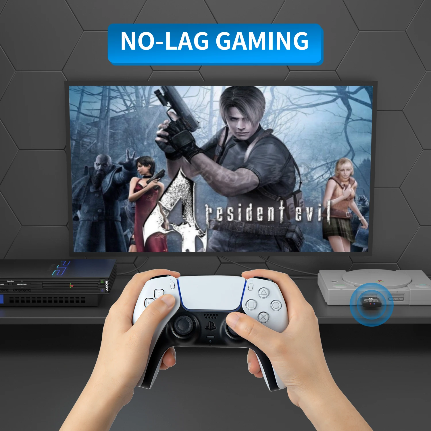 RGEEK Wireless Controller-Adapter, Wireless – Bild 6