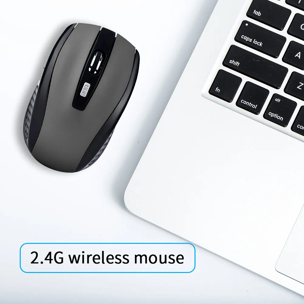 Drahtlose Maus, leise Maus, 2,4 G, tragbare mobile optische – Bild 2
