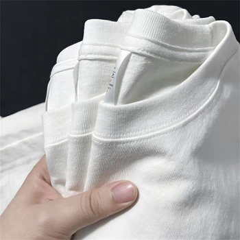Männer T Shirt Sommer Baumwolle Tops Frauen Einfarbig Blank T-shirts Oansatz Runde Kragen Kurzhülse Paar Weiß
