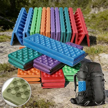 Wabenförmige Massagematte Faltbare XPE-Unterlage für Outdoor-Wandern Camping Training Park Faltbares Kissen