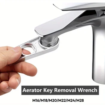 2-in-1-Wasserhahn-Belüfter-Schraubenschlüssel, Wasserdurchfluss, Anpassung des Wasserhahns