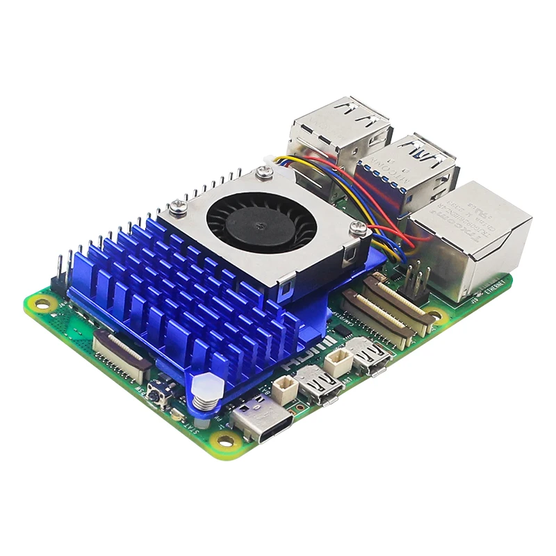 Raspberry Pi 5, aktiver Kühler, Aluminium-Kühlkörper – Bild 2